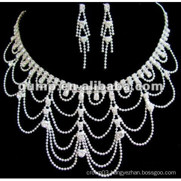 Latest bridal wedding jewelry set (GWJ12-455)